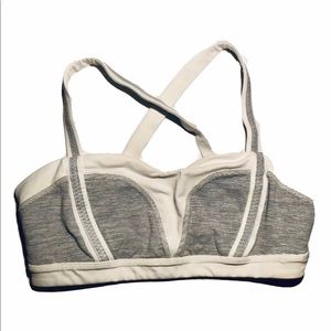 Lululemon SportBra|White&Gray|Size Small|Gym Wear